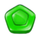 Green Polygon Gem