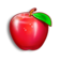 Rødt æble