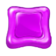 Vierkant Gem paars